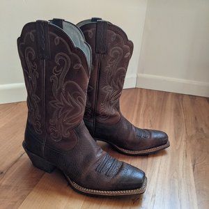 Ariat Womens Legend Square Toe Western Boot Size 8.5 B
